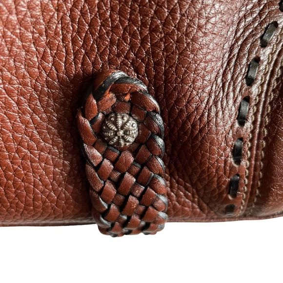 Brighton ~ Brown Leather Hobo Handbag ~ great preloved condition - Picture 6 of 16